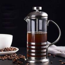 Prensa Francesa De Vidrio Y Acero Inoxidable / Jarra De Infusión De Té Y Café / Prensa Francesa De 3 Tamaños / Jarra De Café De Filtro Reutilizable - 350 ml - Ver 3