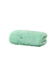 1pc Soft & Absorbent Coral Fleece Towel, Quick Dry, Romantic Love, Rose Or Butterfly Jacquard Pattern, Ideal Valentine's Day Gift For Loved One - Face Towel Or Bath Towel Shower Towels For Beauty Salon, Hotel Sports,Home Essentials, Towel, Skin Care Bath Towel Sheet - Green - View 8