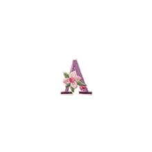1/26pcs Computer Embroidered Floral Multi-Color English Letter A-Z Badge Patch, Clothing Accessory Decorative Patch With Back Adhesive Embroidery Fabric - Multicolor - View 58