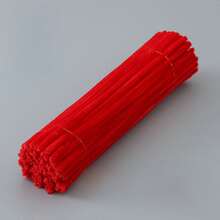 200/450pcs Multi-Color Thick Chenille Stems, Large Capacity Colorful Fuzzy Sticks, 9 Colors, Suitable For DIY Crafts And Art Projects, Plush Stems, Suitable For Valentine's Day, Mother's Day And Easter Decorations - Mixed Colors 50pcs - View 13