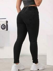 Impala Women Jeans - Black and Gray - View 4