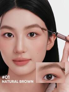 JUDYDOLL 眉毛定型啫喱，天然持久防水防晕染配方，多种颜色可选，轻松打造理想眉形，适合个人使用、送礼、新手入门、约会、化妆、派对、婚礼、婚礼宾客、单身派对等场合。 - 棕色 - 查看 2