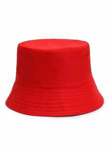 1pc Solid Color Summer Minimalist Versatile Men's Bucket Hat, Men's Outdoor Casual Sun Protection Fishing Hat - Solid Color - View 4