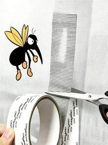 1pc Self-Adhesive Window Screen Repair Tape, Waterproof Tear-Resistant Insect Patch, Multi-Purpose Window Fabric And Mesh Repair Sticker, Used To Repair Window Screens To Block Mosquitoes - Upgraded Version - View 2