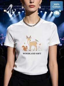 Women T-Shirts - 白色 - 查看 3