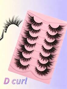 Premium Plush Faux Eyelashes For, Light And Fluffy Mature Lash Shop Same Style On-Camera Thick Eyelashes, Cat Eye, Voluminous - View 2