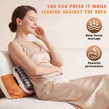 Multifunctional Massage Gun, Muscle Massage Gun, Featuring 9 Massage Modes And 9 Adjustable Speed Settings. Suitable For Use In The Gym, The Office Or At Home. A Practical Gift For Parents, Partners And Friends. Fitness Accessory - Grey - View 6