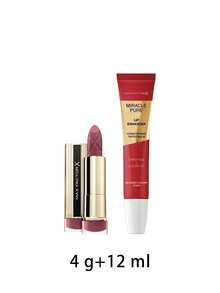 Max Factor [Bundle] Colour Elixir Lipstick 100 Firefly 4 G + Miracle Pure Lip Enhancer 030 Sweet Cherry 12 Ml - 100 Firefly+030 Sweet Cherry - View 2