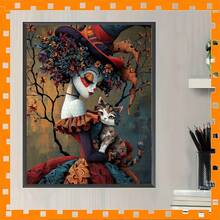 1000 Pieces Adult Mini Puzzle Box - This Precision-Cut Adult Puzzle, High Difficulty And Scratch-Resistant, Features A Fantasy Clown And Cat Theme, Suitable For Halloween, Christmas, And Is An Excellent Gift For Family Entertainment, DIY Decoration, Art Collection, And Brain Challenge. - Multicolor - View 5