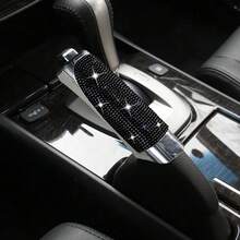 1pc Women's Car Rhinestone Handbrake Cover, Personalized Full Rhinestone Handbrake Decor Sleeve, Car Interior Decoration Accessory (Note: Size, Not Suitable For All Models), Fashionable Rhinestone Car Decoration - A - View 13