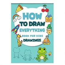 Libro de Dibujo Paso a Paso | Guía para Entusiastas del Dibujo para Dibujar Cualquier Cosa, Guía de Dibujo, Regalo de Cumpleaños, Navidad, Pascua, Aprendizaje Creativo, Papel Duradero, Guía Paso a Paso - Libro de colorear - Ver 14