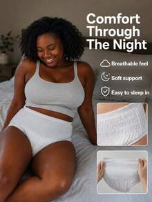 5/10/30pcs,Period Panties,Lightweight And Breathable,Quick Absorption,Super Absorbent,3D Stereoscopic Protection,Leak-Proof And Breathable,Odor Elimination,Random Pattern,Suitable For Summer Travel,Menstruation,Postpartum,Travel. - Menstrual Pants - View 5