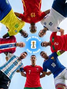FIFA طقم كرة قدم كأس العالم 2026 فيفا الولايات المتحدة وكندا والمكسيك قميص النادي والمنتخب الوطني مجموعة أنماط متعددة - قميص - مشاهدة 3