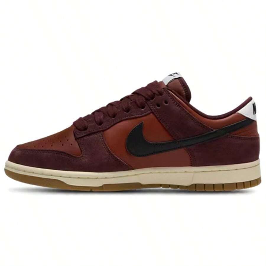 Nike Dunk Low Retro SE Essentials Plus 2 Men's Black/Burgundy/Mars Stone IB6399-600 | Court-To-Street Style, Iconic Silhouette - 棕色 - 查看 1