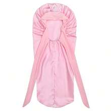 1pc Women's Silk Sleep Cap, Satin Sleep Cap, Soft Elastic Band, Silk Sleep Cap, Satin Sleep Cap - Multicolor - View 9