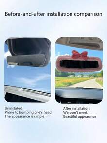 1PC Bow Rearview Mirror Cover Car Rearview Mirror Protective Cover Exquisite Cute Bow Protective Cover - Rearview Mirror Cover - View 11