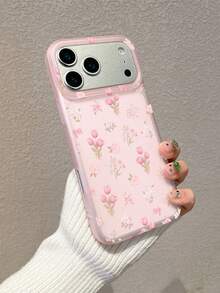 1件花卉印花手機殼，適用於 iPhone 17 / 17 Pro / 17 Pro Max、15、16 Pro Max、16、14、16 Plus、18 Pro、18 Pro Max - 彩色 - 查看 4