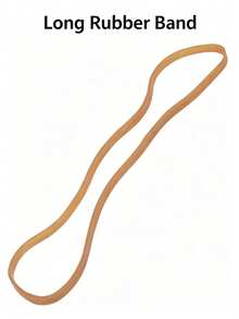 40pcs/100pcs Extra Long High Elasticity Rubber Bands, Durable Natural Rubber Bands For Office Packing And Bundling, Suitable For Office, School And Home Organization - Perfect For Securing Trash Cans, Folders, Documents - Rubber Band - View 4