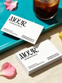 100/200/500 Double-Sided Custom Business Cards: You Can Choose Laminated Or Non-Laminated Cards, Just Upload Your Design To Make Your Cards, Suitable For Personalized Business Cards For Companies Or Individuals - Multicolor - View 9