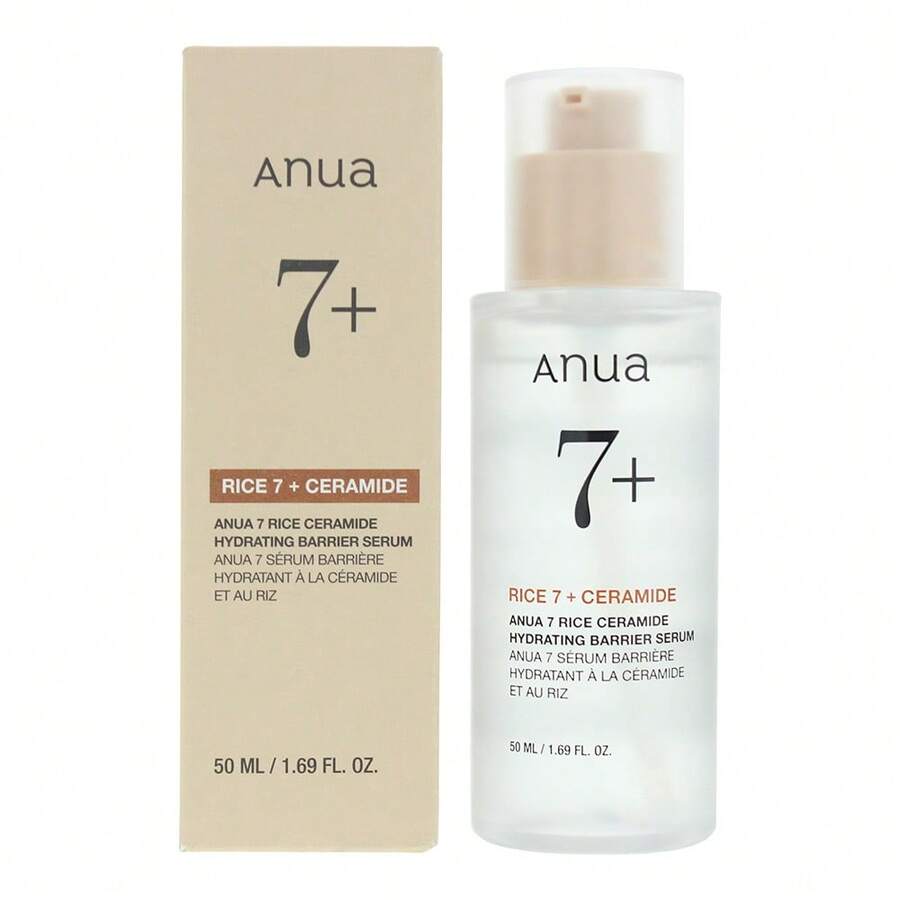 Anua Rice 7 + Ceramide Hydrating Barrier Serum 50ml - Hyaluronic Acid - View 1