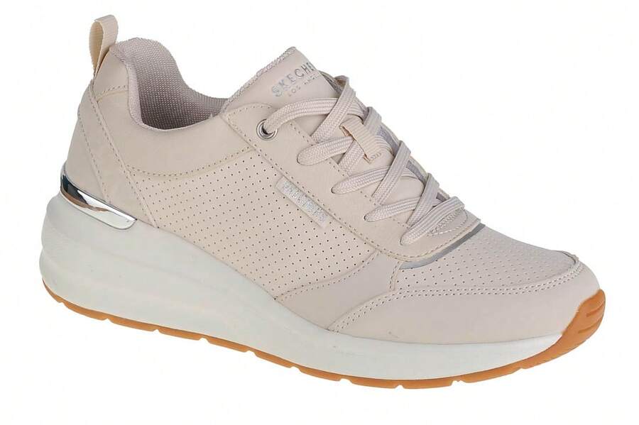 Skechers Billion-Subtle Spots - White Womens Sneakers - White - View 1