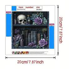 Kit de Pintura de Diamantes - Paisaje Natural, Granja de Animales, Tema de Pintura Famosa Creativa DIY 5D de Taladro Completo, Adecuado para Decoración del Hogar y Decoración de Pared, Opción Perfecta para Vacaciones, Fiestas y Diversas Ocasiones de Celebración - Conjuntos - Ver 2