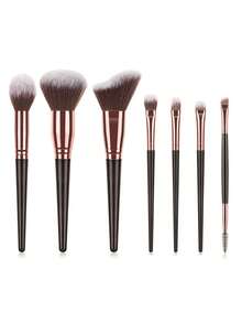 ronshadow 15pcs Multi-Function Makeup Brush Set, Soft Nylon Bristles, Base, Contour, Eye, Brow Brushes, Even Powder Pickup, Smooth Application, Suitable For Daily Use, Travel Makeup, Gift - Multicolor - View 14