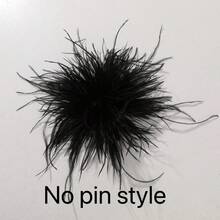 1pc Handmade Firework Feather Flower Brooch, Colorful Accessory For Women's Hats, Clothing, Wedding, Party - Feather Flower - View 11