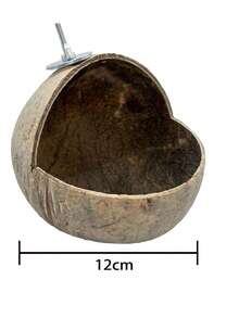 1pc Handmade Bird Nest Garden Decor, Brown Coarse Woven Straw Bird Nest, Suitable For Pet Birds Or Parrots, Natural Small Pet Bird Nesting Pad, Nest, Bed, Anti-Pecking Warm Pad, Suitable For Parrots, Budgies, Long-Tailed Parrots, Canaries, Round Warm - Y - View 4