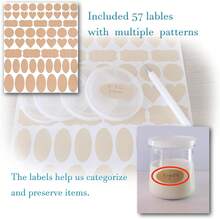 Yogurt Jar Lids For Oui - 12 Pack Lids For Oui, Yogurt Container Lids Clear Plastic - ColorA - View 6