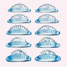 5 Pairs Eyelash Lift Pads, Shell-Shaped Jelly Silicone Eyelash Curl Pads, Eyelash Lift Pads - Multicolor - View 3