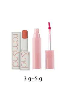 Rom&nd [Bundle] Zero Matte Lipstick 02 All The Jazz 3 g + Dewyful Water Lip Gloss 13 Custard Mauve 5 g - 02 All The Jazz+13 Custard Mauve - Visualizzare 2