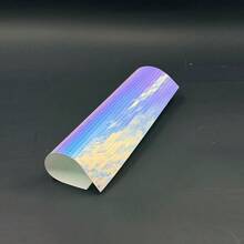 DHboying 9360pcs-4 Rolls Holographic PET Disco Ball Mirror Stickers, Self-Adhesive Colorful Mosaic Tile Stickers 5x5mm, Suitable For Handmade DIY Dolls Home Decor Stickers, Party Decoration - PET Iridescent Decorative Sticker - View 5