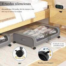 Under-Bed Storage - Grey - View 7