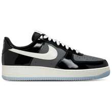 Nike Air Force 1 '07 LV8 Casual Shoes Men's Black/Sail/Armory Blue IB7676-001 | Court-To-Street Style, Iconic Silhouette - 漆皮黑藍 - 查看 1