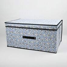 A Waterproof, Foldable Storage Box/Underwear Organizer/Cartoon Toy Storage Box/Organizer. - Style C - Flower Among Gentlemen Storage Box - View 3