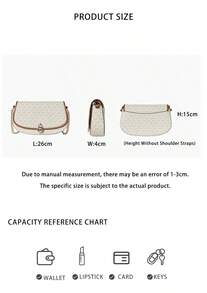 Michael Kors Mila Printed Women's Shoulder Crossbody Bag 35T5GIMM8B VANILLA - 香草色35T5GIMM8B VANILLA - 查看 8