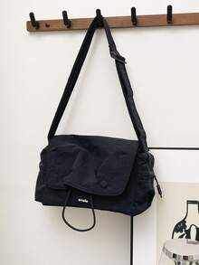 Men's Fashion Casual Large Capacity One Shoulder Crossbody Messenger Bag - Multicolor - View 3