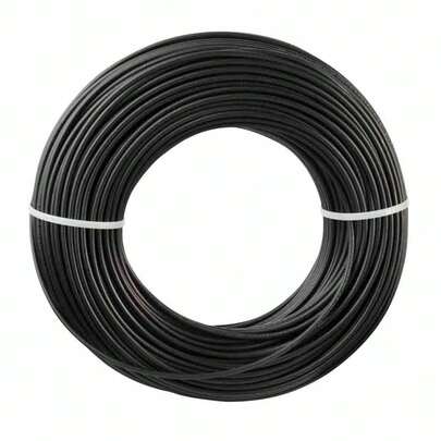 IUSA GROUP Cable Calibre 12 AWG Negro THHW-LS 50 m 600V Ecológico Antiflama Resistente a Calor y Humedad para Instalación Eléctrica en Conduit y Ductos, IUSA