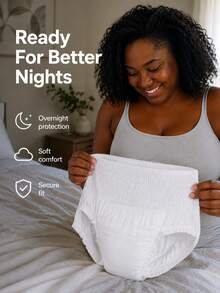 5/10/30pcs,Period Panties,Lightweight And Breathable,Quick Absorption,Super Absorbent,3D Stereoscopic Protection,Leak-Proof And Breathable,Odor Elimination,Random Pattern,Suitable For Summer Travel,Menstruation,Postpartum,Travel. - Menstrual Pants - View 6