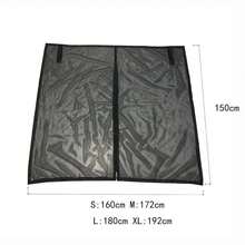 1 pieza Pantalla mosquitera universal para puerta trasera de SUV, malla grande transpirable con bolsa de almacenamiento, ganchos, cortina para insectos y parasol para camping y coche - Multicolor - Ver 3