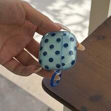 Korean Style Ins Polka Dot Earphone Case Compatible With AirPods 4 Cute Earphone Cover Apple 2nd Gen 3rd Gen New Protective Case Pendant Pro 3 Korean Style Earphone Case Pro 2 Women's Earphone Case Protective Cover With Hanging Ring Spring Summer Earphone Case Birthday Gift Holiday Gift - Mixed Colors - View 12