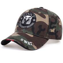 1pc Men's SWAT Embroidered Baseball Cap, Adjustable Sun Protection Casual Hat For Outdoor Sports, Suitable For Spring And Autumn Travel, Beach And Party - Multicolor - View 17