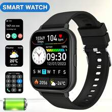 ZhiKexing 1.83 Inch Full Screen Smart Watch, Compatible With IOS And Android Phones, (Answer/Make Calls), With Multiple Sports Modes/Massive Watch Faces/Built-In Games/AI Voice Control/Unisex Sports Watch - View 2
