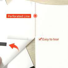 500 Sheets A4 Thermal Paper, A4 Portable Printer Paper, 8.5 X 11 Inch US Letter Size Thermal Paper, Inkless, Foldable Printing Paper, Compatible With Portable Thermal Printers, Suitable For Study, Office And Home Use - 500 Sheets - View 4