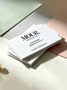 100/200/500 Double-Sided Custom Business Cards: You Can Choose Laminated Or Non-Laminated Cards, Just Upload Your Design To Make Your Cards, Suitable For Personalized Business Cards For Companies Or Individuals - Multicolor - View 3