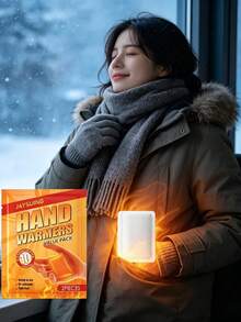 1pc Portable Comfortable Self-Heating Hand Warmer, Abdominal Heating Patch, Abdominal Warmth And Body Heating Patch - One Size Fits All - View 3