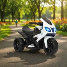 Moto Infantil Niño, Triciclo con Carro Niño Montable, Asientos más grandes y espaciosos para un viaje más cómodo. - Blanco - Ver 4