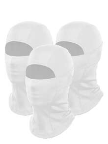 1/3pcs Balaclava Face Mask, Unisex Ski Mask, Lightweight Football Sun Protection Headwear, Cycling UV Protection Hat - Multicolor - View 14