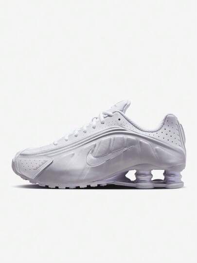 NIKE Shox R4 New Women's Versatile Retro Durable Cushioning Training Casual Sports Running Shoes HF5076-100